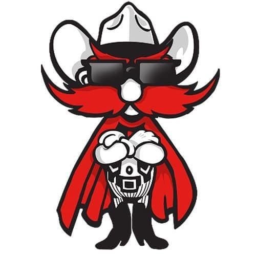 Logo Texas Tech Red Raiders - Adesivo/decalcomania in vinile fustellato 5 pollici - Foto 1 di 1