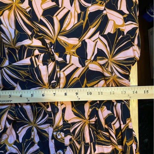 MINKPINK Women's Ziba Playsuit Romper Size Small Long Sleeve Funky Retro Print - Picture 8 of 9