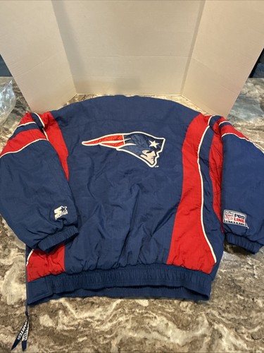 NFL New England Patriots Pro Line Starter Pull Over Jacke Herren XL 1/4 Zip Snap - Bild 11 von 11