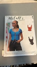MCCALLS PATTERN 8182  TOPS  MONICA  MISSES SIZES  16 18 20 22 24  NEW UNCUT