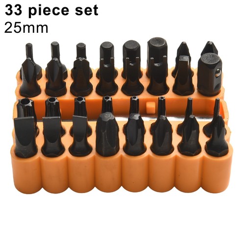 Screwdriver Bit Set 33 Pieces Hex Shank Cross and Special Shaped Tools - Picture 8 of 12