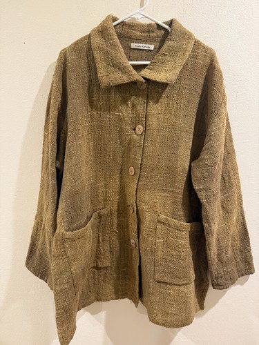 Cárdigan chaqueta de algodón Yasuko Kurisaka talla única  - Imagen 1 de 3