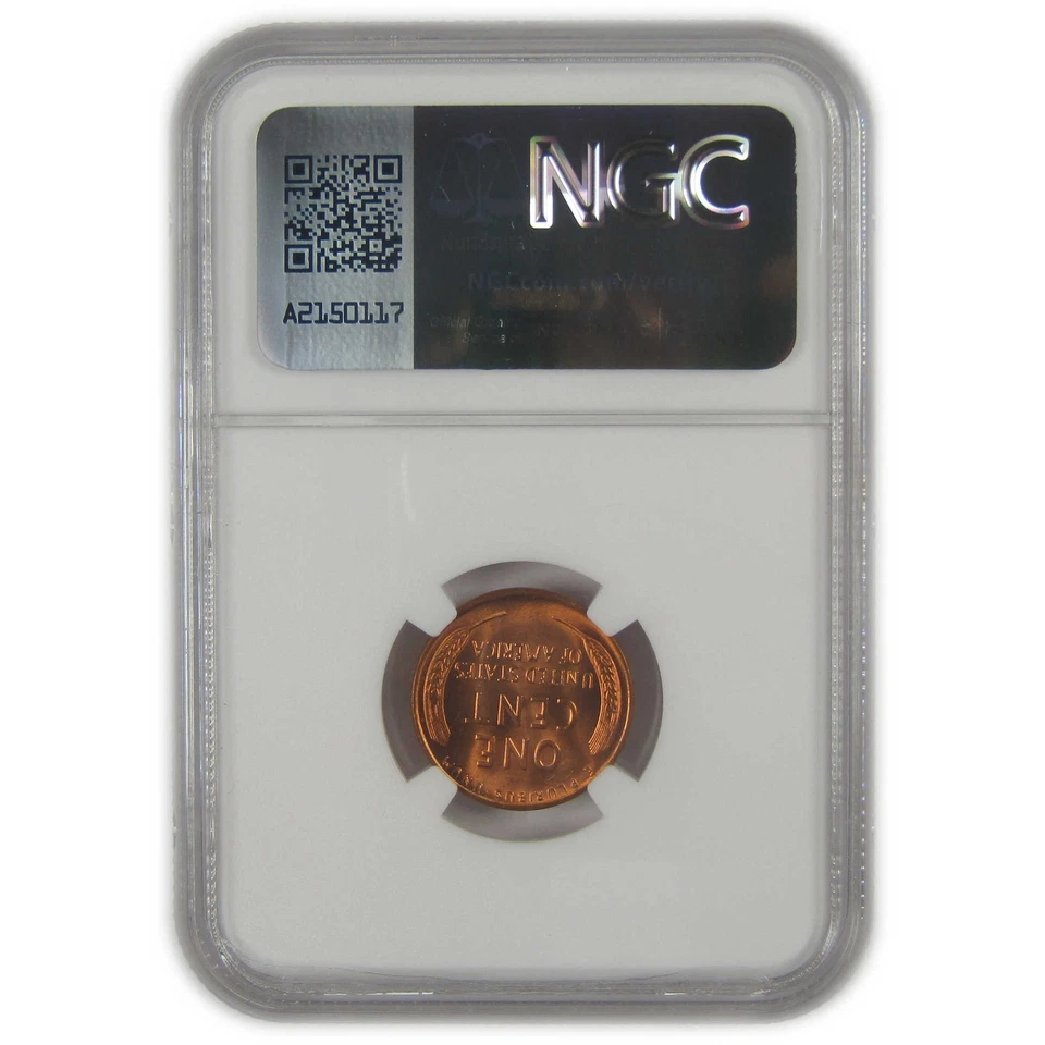 1952 D Lincoln Wheat Cent MS 66 RD NGC Penny Uncirculated SKU:I22642 - Image 2 of 4