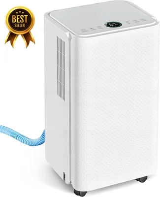 30-Pint Energy Star Dehumidifier w Drain Hose 2000 Sq Ft Basement Dehumidifier 2 - Image 1 of 4