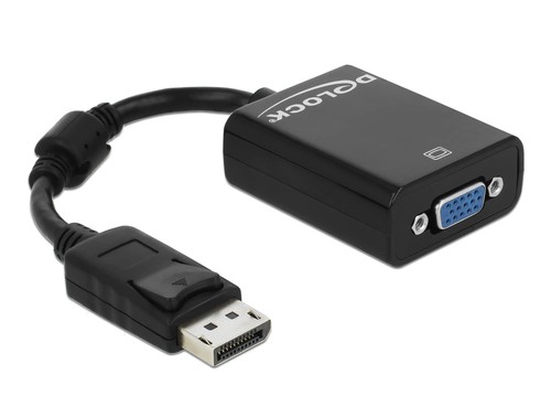 DeLOCK DisplayPort Male to 15 Pin Female VGA Adapter - 第 1/2 張圖片
