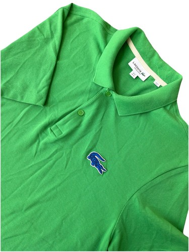 Lacoste Women’s Polo Shirt XL Green Loose Fit NWOT BIG LOGO France 6