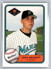 2001 Fleer Platinum #329 Josh Beckett ROOKIE MLB Florida Marlins