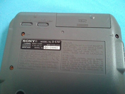 Sony D-E707 CD Walkman tragbarer Player getestet funktioniert - Bild 6 von 9