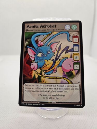 2003 NEOPETS TRADING CARD GAME ACARA ACROBAT