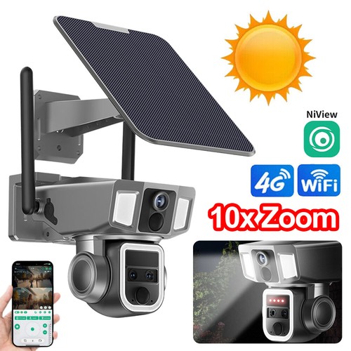 4G/Wifi Low-power Solar Camera 10x Optical Zoom Wireless Camera + Solar Panel - Picture 13 of 25
