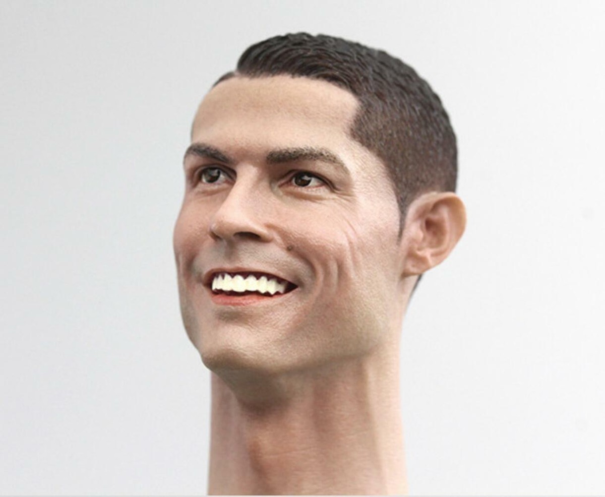 ロナウド ナザリオ ヘッド フィギュア NEW 1/6 male head Ronaldo 2.0 soccer player for 12