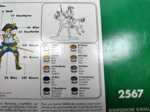Revell Monogram 30 Years War 1:72 Swedish Cavalry Scale Model Kit Figuren 2567 - Bild 9 von 10