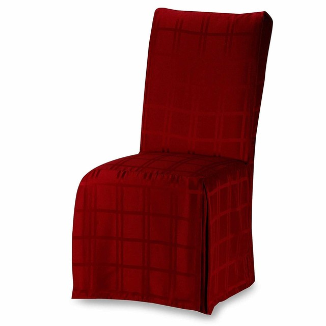 Origins Dining Room Chair Cover Ruby Red For Origins Microfiber Dining Room Chair Cover In Ruby