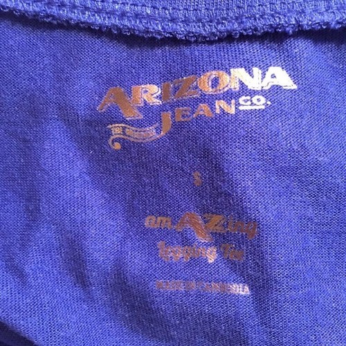 Arizona Jean Co. Long Sleeve T-Shirt Superhero Blue Size Small Super Soft Tee - Picture 6 of 8