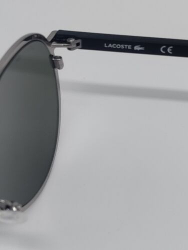 Lacoste Herren glänzend metallisch/grau/grün Pilotensonnenbrille - L193S 035 sexy 🙂 - Bild 6 von 24