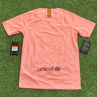 Nike Barcelona Third 18-19 Youth (Kids) Jersey Atomic Pink