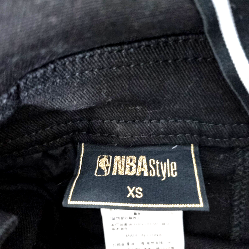 Chicago Bulls Dungaree Overalls NBA Black Denim Zip Up Knee Length Women Size XS - Picture 12 of 24