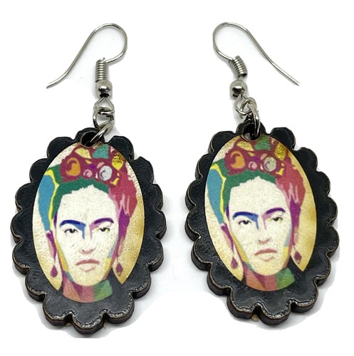 Frida Kahlo Ohrringe Mexikanische Volkskunst - Bild 2 von 5