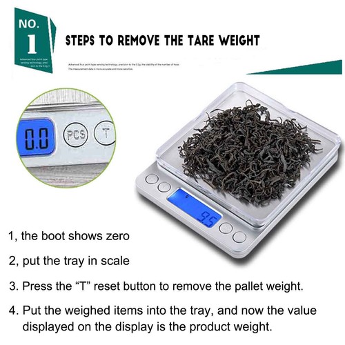 Portable Digital Pocket Scale 3000g x 0.1g Precision Jewelry Gold Coin Gram Herb - Picture 5 of 9