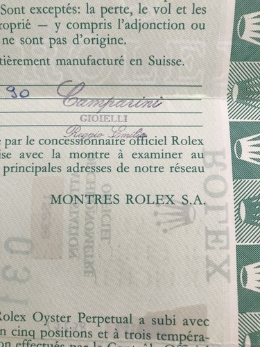 Rolex Date Ref. 15238 Certificato Garanzia warranty  Anno 1990 Seriale L. - Foto 8 di 12