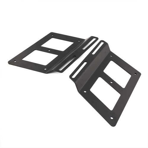 9.5cm-24cm Heavy Metal Adjustable Saddle Bag Support Bar Mount Bracket For Honda - Picture 3 of 7