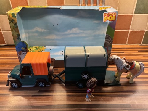Postman Pat Amy The Vet Jeep Vehicle & Horsebox with Pumpkin Horse Playset -Rare - Picture 2 of 24