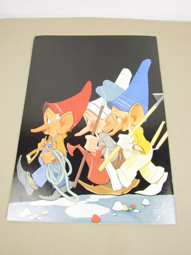 Vernon Grant's Getting to Know Gnomes Coloring & Activity Book Never Colored In - Bild 2 von 6