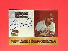 2000 Bowman's Best Locker Room Collection Auto Ruben Mateo #LRCA4 Auto Baseball