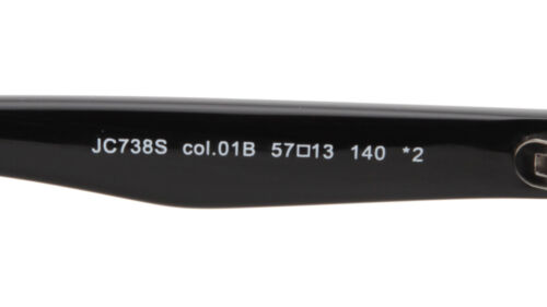 NEW Just Cavalli JC738S 01B SHINY BLACK /GRADIENT SMOKE SUNGLASSES 57-13-140mm - Picture 9 of 10
