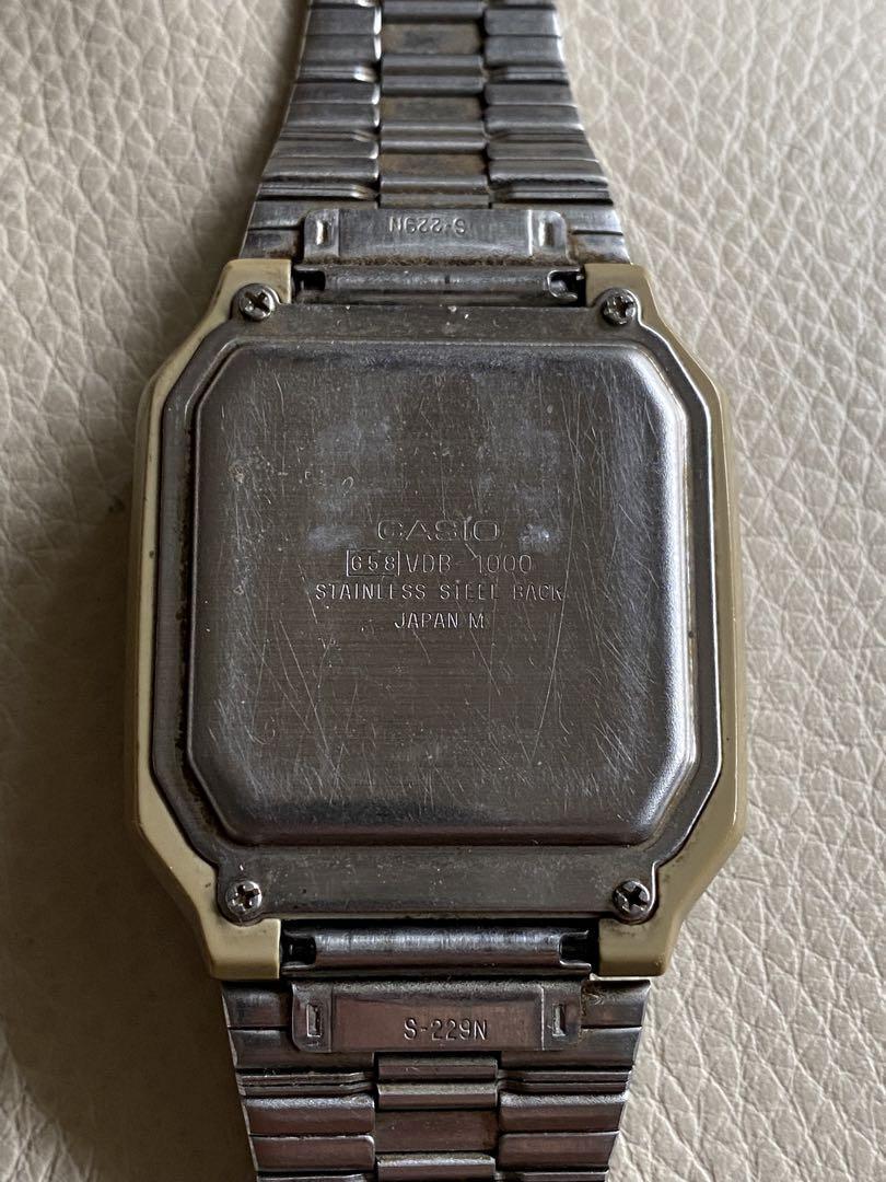 CASIO DATABANK VDB-1000 Vintage Digital Watch Rare CASIO DATABANK VDB-1000 Vintage Digital Watch Rare