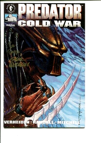 PREDATOR COLD WAR 1 NM+ SIGNED BY RON RANDALL STEVE MITCHELL COA 1991 - Picture 1 of 3