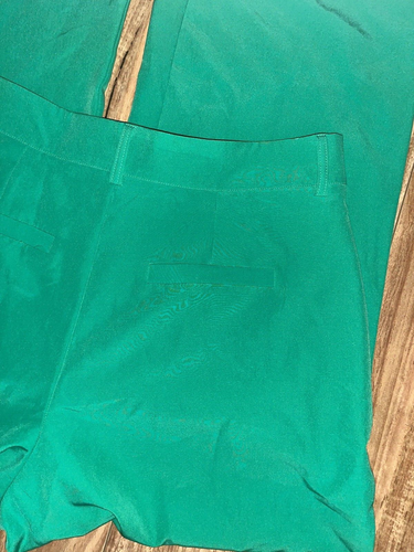 BNWT Cotton On Curve- Eden wide leg high waisted bright green pants sz 16 - Picture 11 of 11