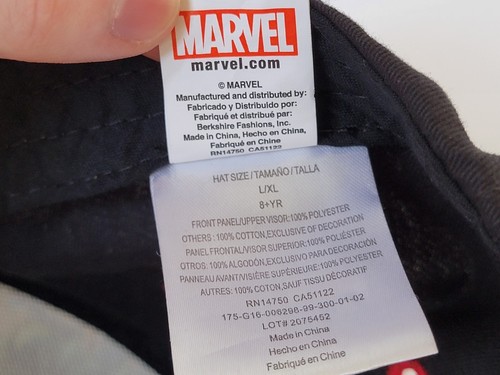 Marvel Avengers Logo & Characters Graphics Front Kids Size L/XL Snapback Hat - Picture 9 of 10
