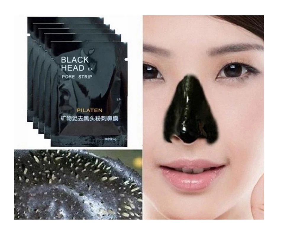 PILATEN Blackhead Remover Strips Face Cleansing Deep Pore Peel Off Acne Mask 6g - Image 2 of 4
