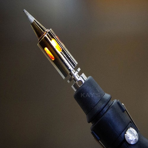Gas Soldering Iron Pro Iroda Solderpro 70 Refillable Butane Blow Torch 25w-80w - Picture 6 of 9
