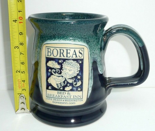 Boreas Bed & Breakfast Inn Mug Deneen Pottery Coffee Cup Handthrown Souvenir '09 - Picture 2 of 6