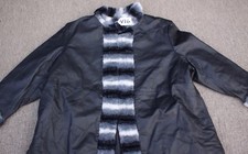 Via Accent Women Leather Jacket/top - Size 26w. Tag No. V16