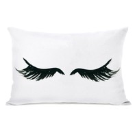 One Bella Casa 20 Gorgeous Lashes Pillow In White on sale One Bella Casa 20 Gorgeous Lashes Pillow In White on sale