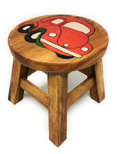 Kinderhocker Holz 25 cm mit Tiermotiv Kinderstuhl kleiner Hocker für Kinder - Bild 17 von 155