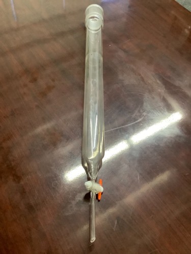 PYREX® Chromatography Column, with 2.0" I.D, Length 18", 2mm Stpck, 50/50 Joint - Picture 9 of 9