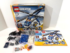 LEGO 4995 Creator 3 in 1 Cargo Copter/Plane/Boat-100% Complete w/ Box & Manuals