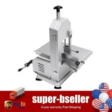 650W Commercial Bone Saw Machine Electric Frozen Meat Bone Cutter + Saw Blade