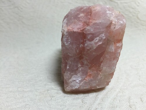 Natural Pink Rose Quartz 14.8 Oz. Crystal 4 X 2.25 X 1.75" a420 - Afbeelding 8 van 8