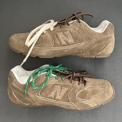 New Balance x Miu Miu 530 SL Suede Sneakers Ecru Size 41 EU New Balance x Miu Miu 530 SL Suede Sneakers Ecru Size 41 EU