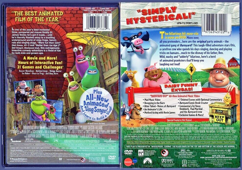 Flushed Away & Barnyard DVD Lot - Picture 2 of 6