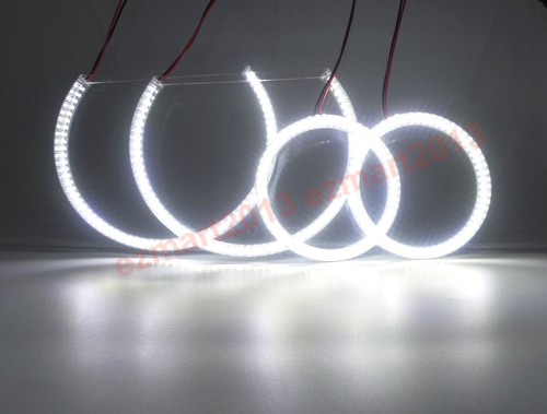 LED 4 halo ring for Dodge Charger 2006-2010 headlight Demon angel eye DRL lamp - Picture 29 of 37