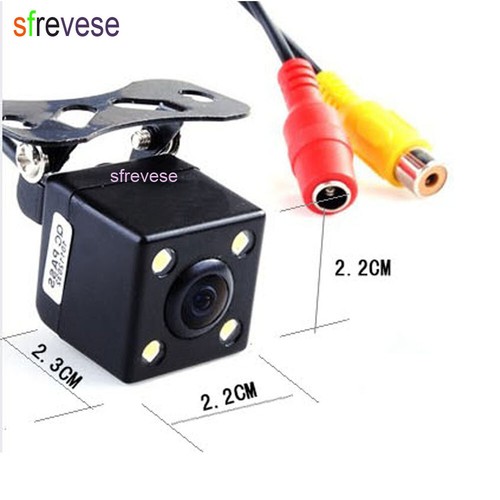 4.3" TFT LCD Car Rear View Mirror Monitor Kit +4LED Reversing Backup Camera 170° - Picture 6 of 8