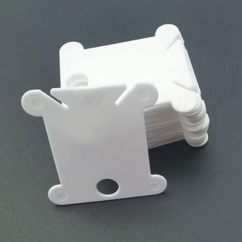 500Pcs Plastic Cross Stitch Thread Winder Bobbins Embroidery Floss Craft Storage - Picture 2 of 14