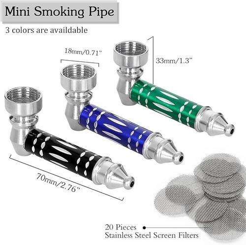 Portable Pocket Size Handheld Bud Bomb Bat Smoking Pipe Uk High Quality Any Herb - Picture 3 of 5