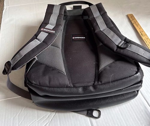 Wenger Synergy Laptop Backpack School Work Book Bag Gray Book - Picture 13 of 18